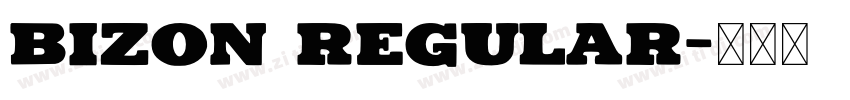 Bizon Regular字体转换